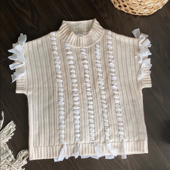Club Monaco Ruffled Sweater - Picture 1 of 2